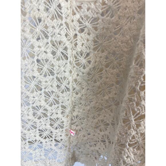 VS Pink Crochet Knit Coverup Tank Size XS/S - Picture 5 of 6